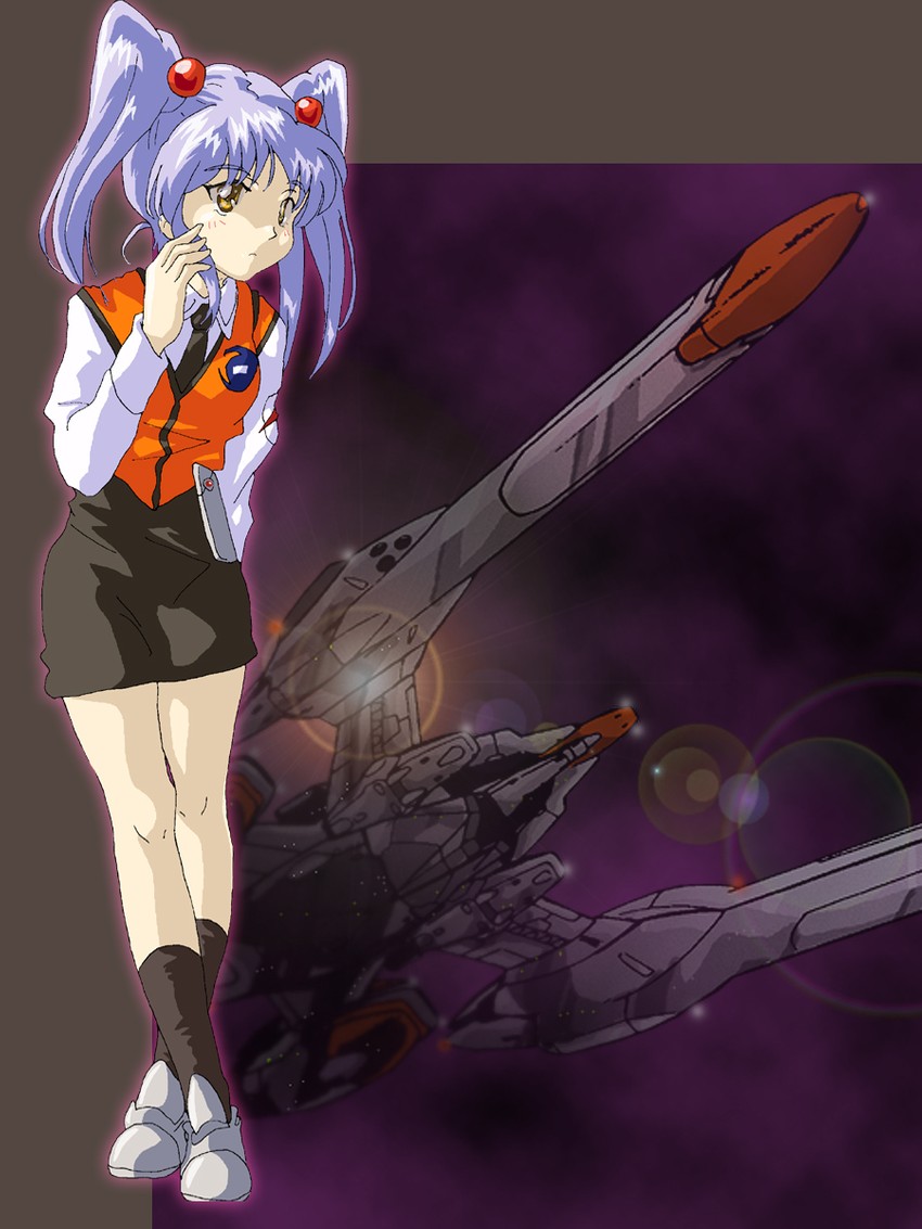 hoshino ruri and nadesico (kidou senkan nadesico) drawn by hal-py