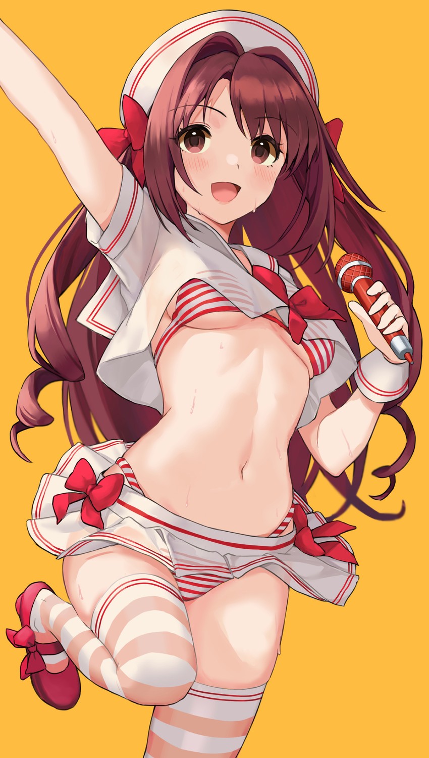 shimamura uzuki (idolmaster and 2 more) drawn by kirarin369