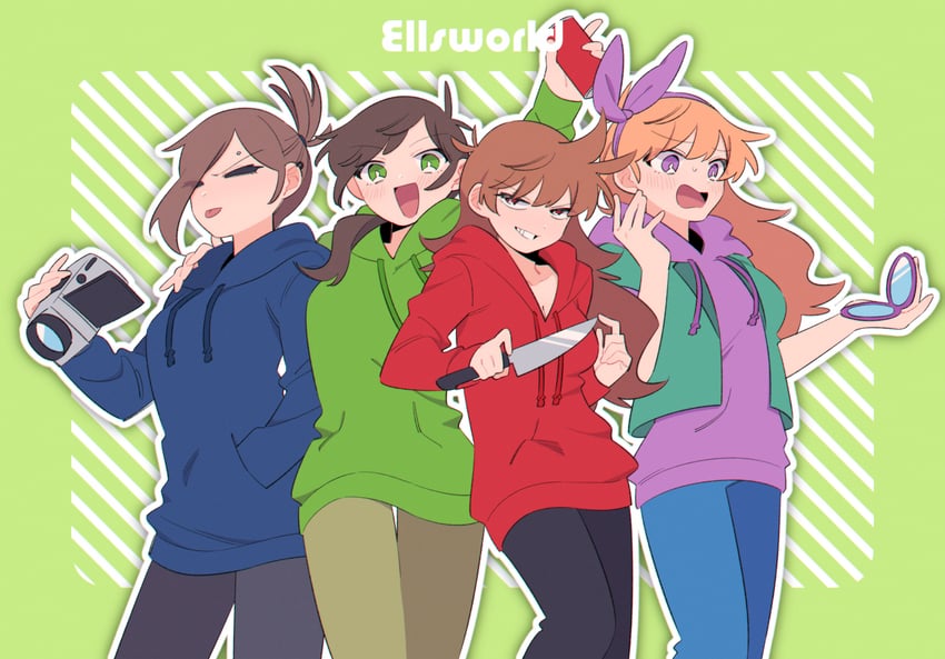 tord, tom, edd, matt, tori, and 3 more (eddsworld) drawn by mjsc_10