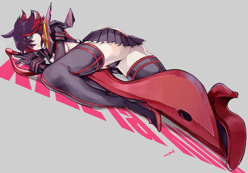 matoi ryuuko and senketsu (kill la kill) drawn by maejima