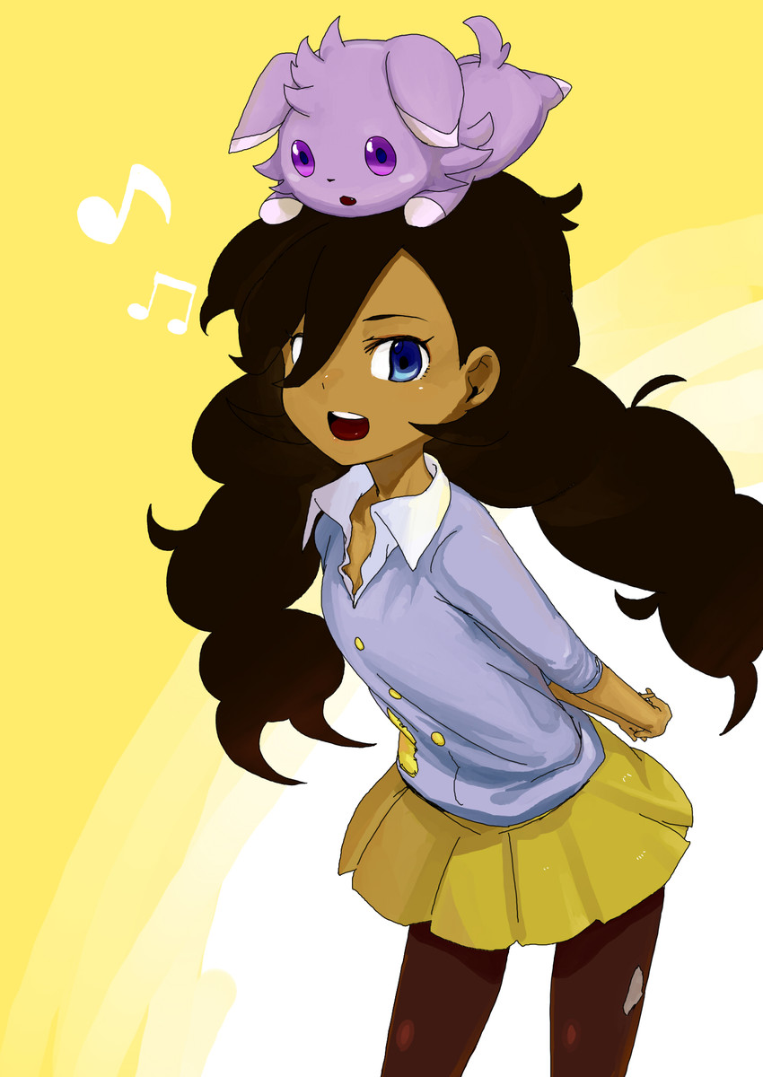 espurr and emma (pokemon and 1 more) drawn by adashino_(kuusou_missile)