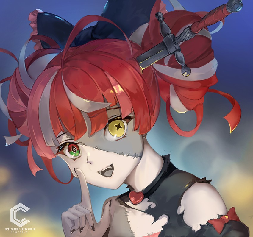 kureiji ollie (hololive and 1 more) drawn by yan_guang_aoxiang