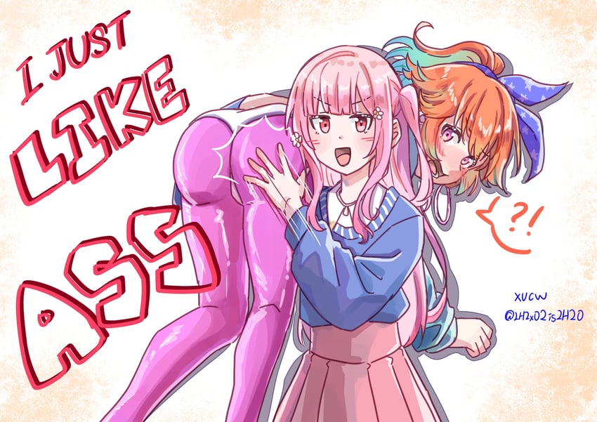 mori calliope and takanashi kiara (hololive and 1 more) drawn by xu_chin-wen