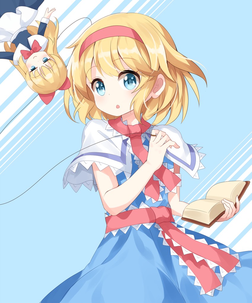 alice margatroid and shanghai doll (touhou) drawn by ruu_(tksymkw)