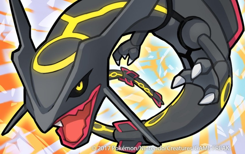 rayquaza (pokemon and 1 more) drawn by saitou_naoki