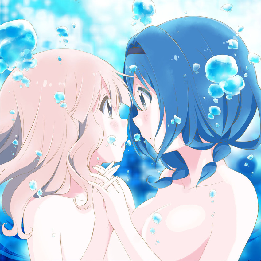 oomuro sakurako and furutani himawari (yuruyuri) drawn by kamiki_uutarou