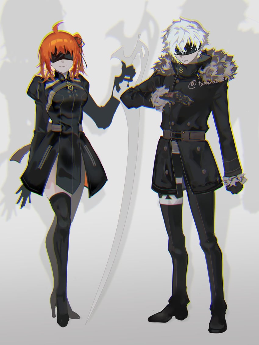 fujimaru ritsuka and kadoc zemlupus (fate and 3 more) drawn by hanako_(onikutabetaiyo)