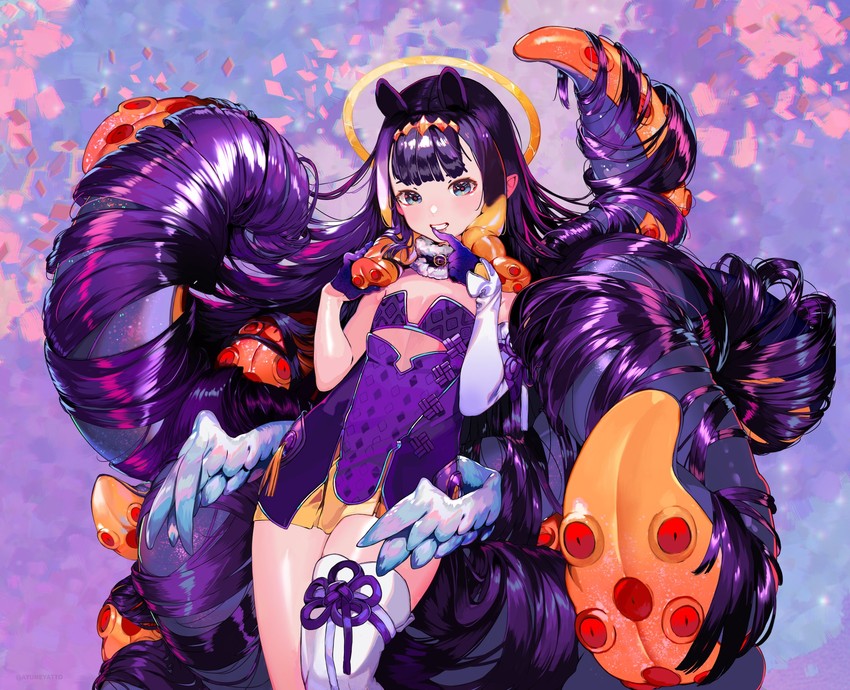 ninomae ina'nis (hololive and 1 more) drawn by ayumeyatto