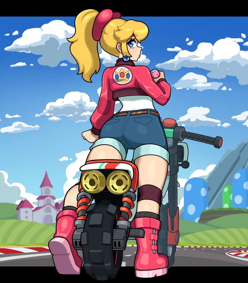 princess peach (mario and 2 more) drawn by muds