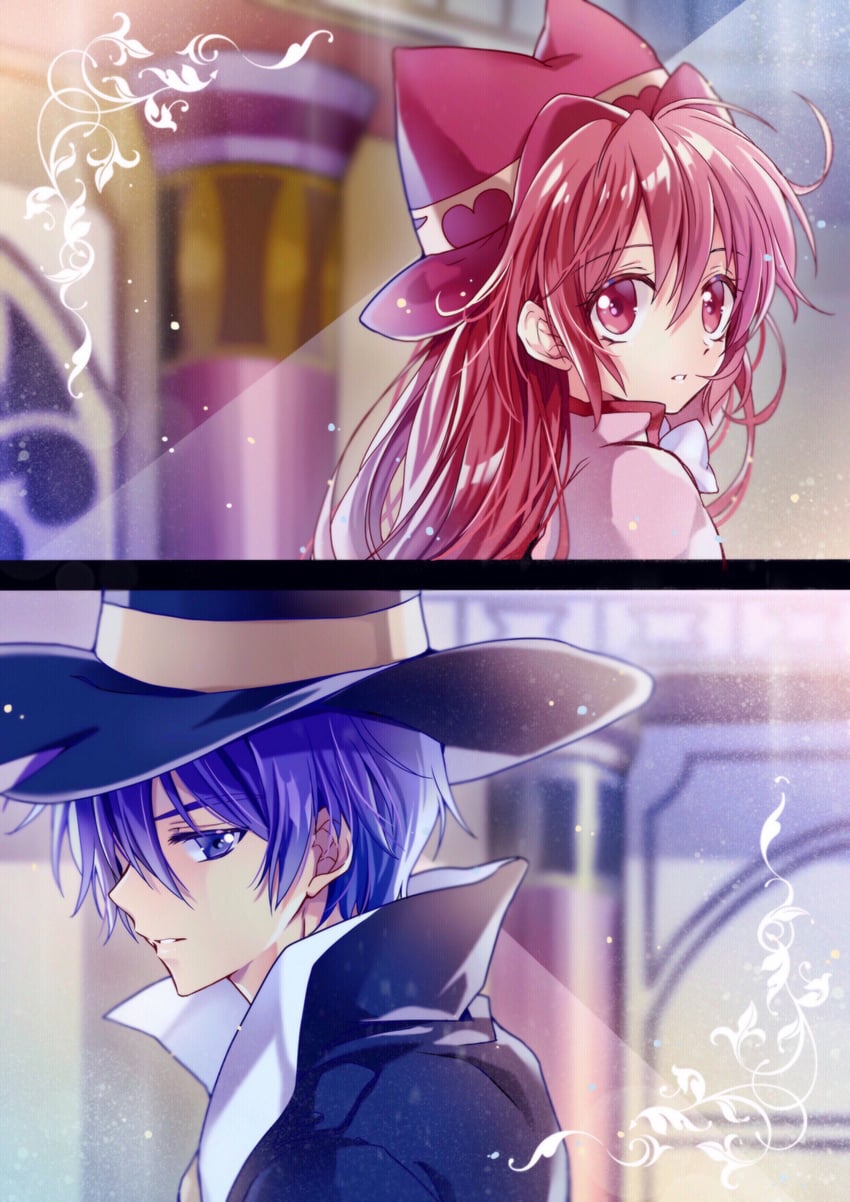 fine and shade (fushigiboshi no futago hime) drawn by suzuki_(2red_moon3)