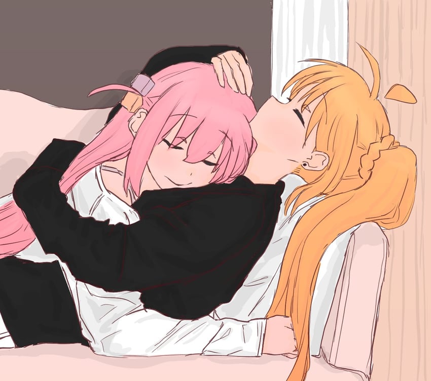 gotoh hitori and ijichi nijika (bocchi the rock!) drawn by mentos_pepsi