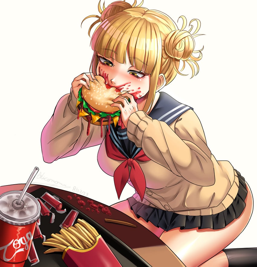 toga himiko (boku no hero academia and 1 more) drawn by nicomamu