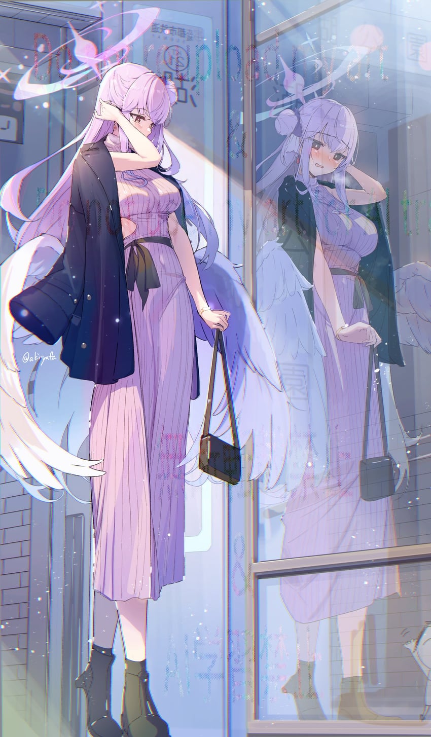 sensei, doodle sensei, and mika (blue archive) drawn by syafa