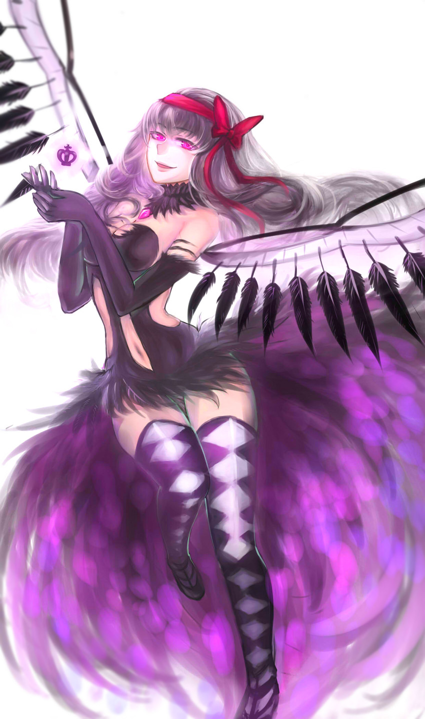 akemi homura and akuma homura (mahou shoujo madoka magica and 1 more) drawn by fm
