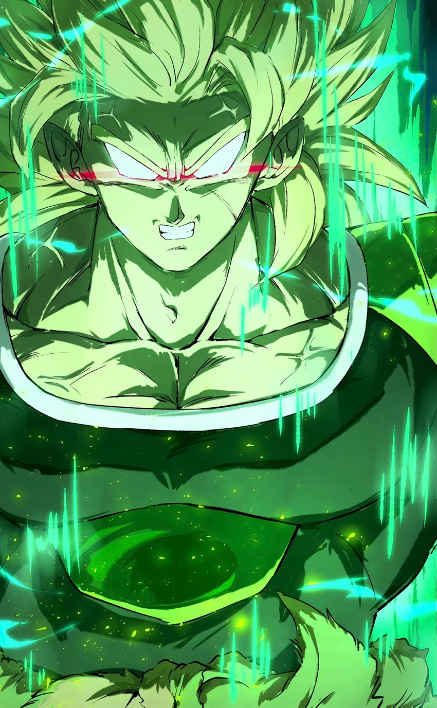 broly (dragon ball and 2 more) drawn by mirukutei00
