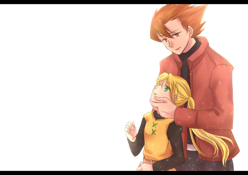 lance and yellow (pokemon and 1 more) drawn by waremoko44