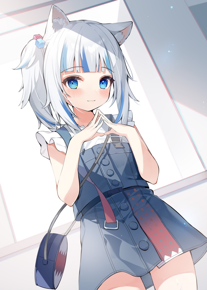 gawr gura (hololive and 1 more) drawn by hana_mori