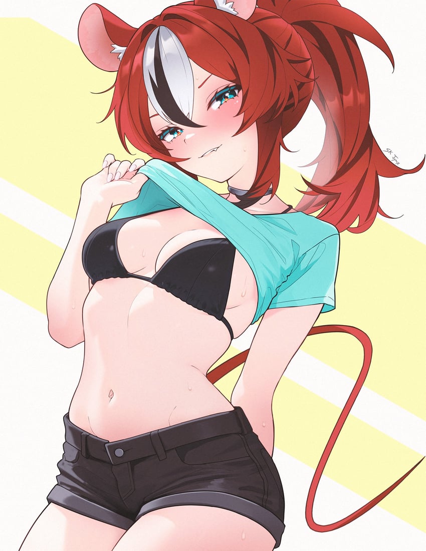 hakos baelz (hololive and 1 more) drawn by sk_jynx
