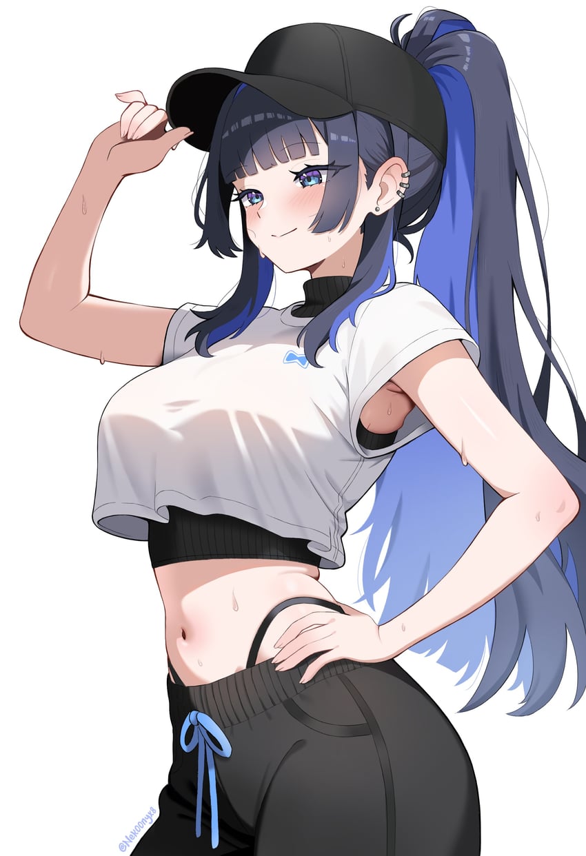 ouro kronii (hololive and 1 more) drawn by nek00nyx8