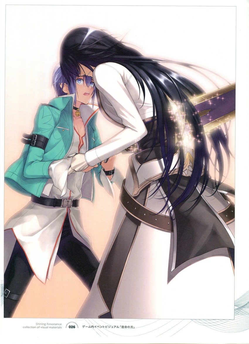 yuma ilburn and jenius aeon (shining and 1 more) drawn by tony_taka