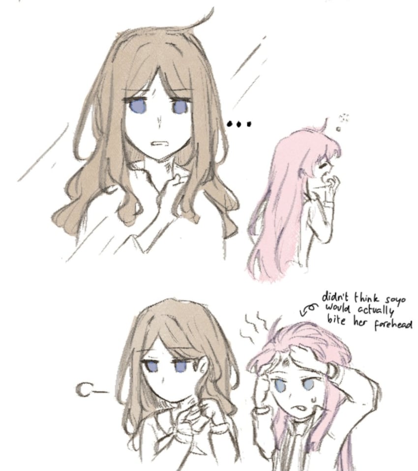 chihaya anon and nagasaki soyo (bang dream! and 1 more) drawn by niigouki