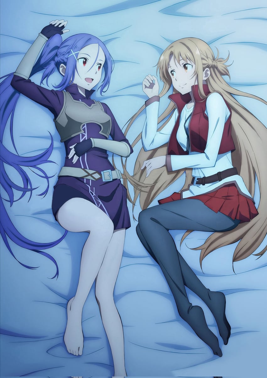 asuna and mito (sword art online and 1 more)