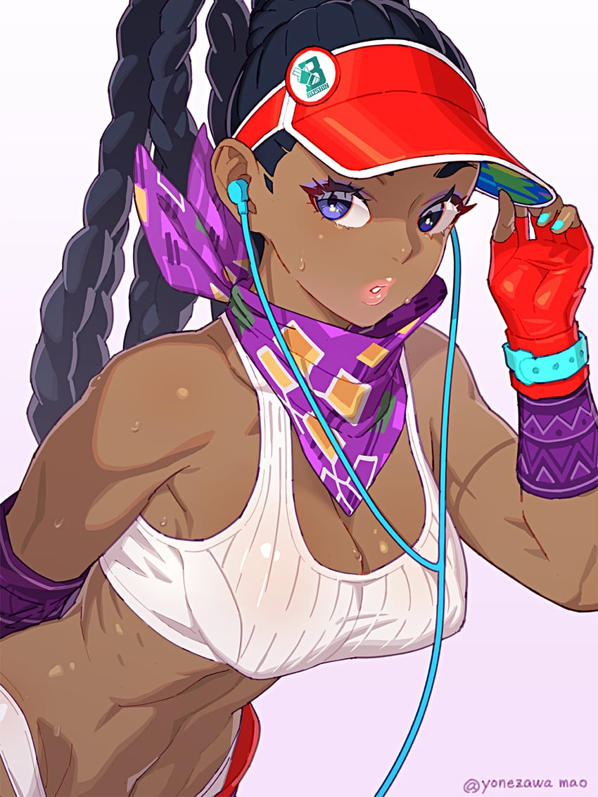 kimberly jackson (street fighter and 1 more) drawn by yonezawa_mao