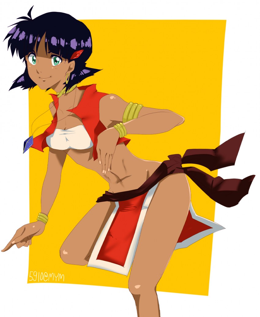 nadia la arwall (fushigi no umi no nadia) drawn by gokuten