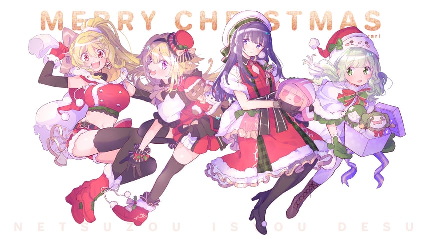 tamaki iroha, nanami yachiyo, futaba sana, mitsuki felicia, togame momoko, and 1 more (mahou shoujo madoka magica and 1 more) drawn by serizawa_serizane