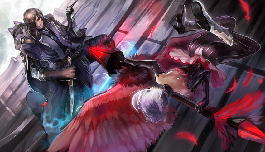 pixiv fantasia and 1 more drawn by sakazu_mekasuke