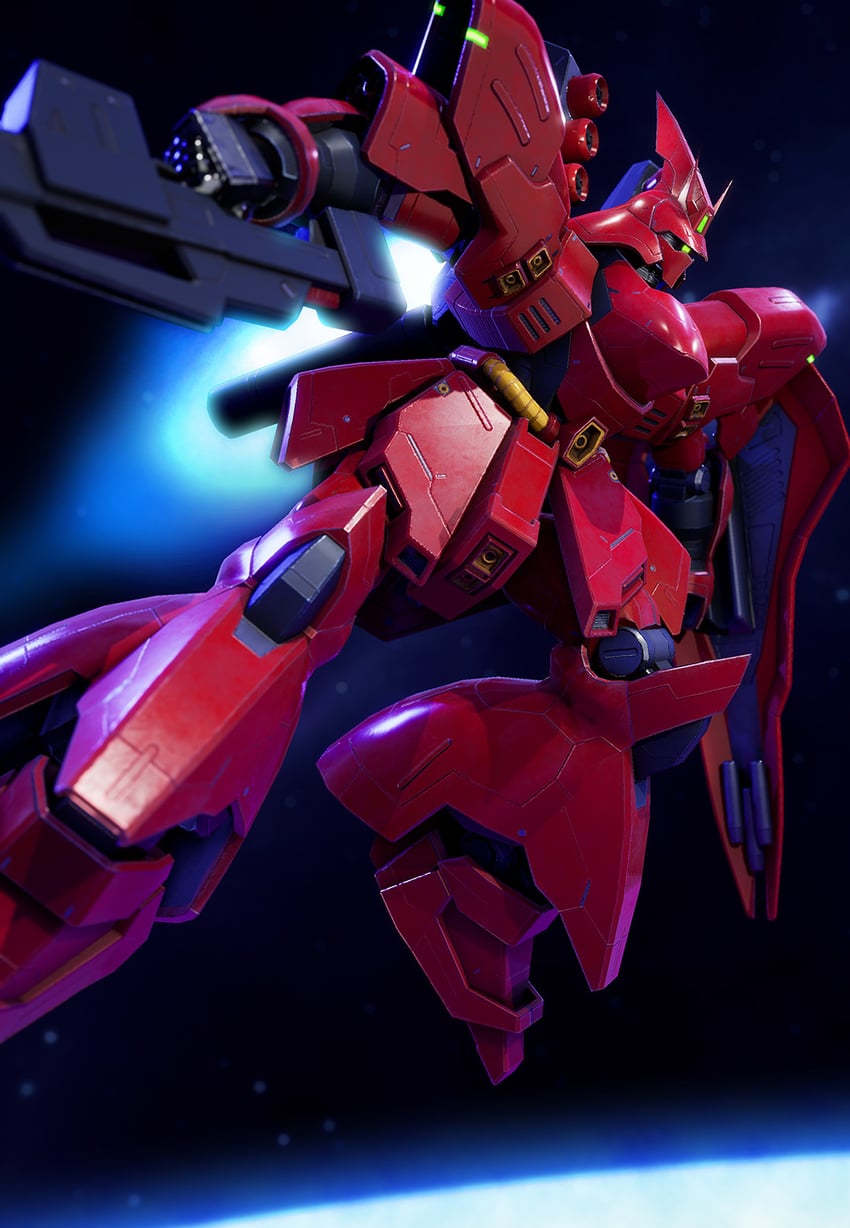 sazabi (gundam and 1 more) drawn by zyounger