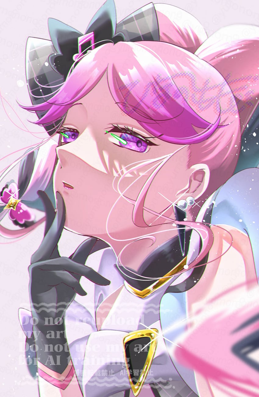 cure kiss and meroron (precure and 1 more) drawn by yumomonono
