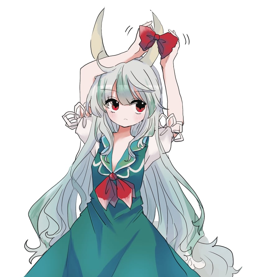kamishirasawa keine and ex-keine (touhou) drawn by zabuton_(mgdw5574)