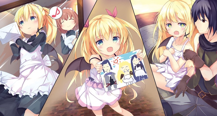 papa daisuki! to manamusume ni iwareru tame naraba ore wa sekai wo teki ni mawashite mo kamawanai. drawn by hinata_yuu_(atelierhinata)