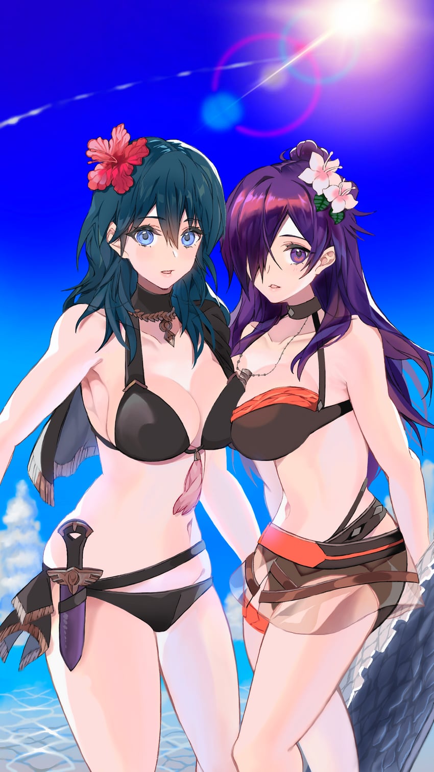 female byleth and female shez (fire emblem and 3 more) drawn by ao_hito