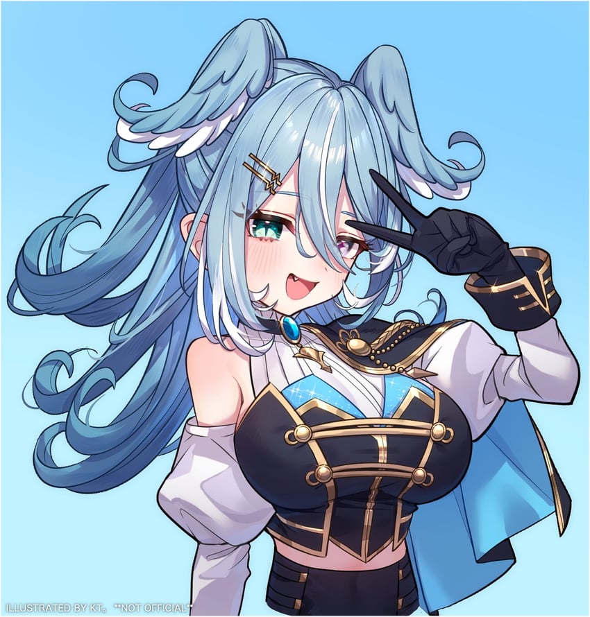 elira pendora (nijisanji and 1 more) drawn by kt._(kaisou-notagui)