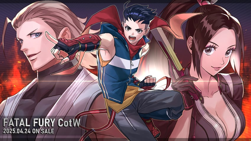 shiranui mai, andy bogard, and hokutomaru (fatal fury and 1 more)