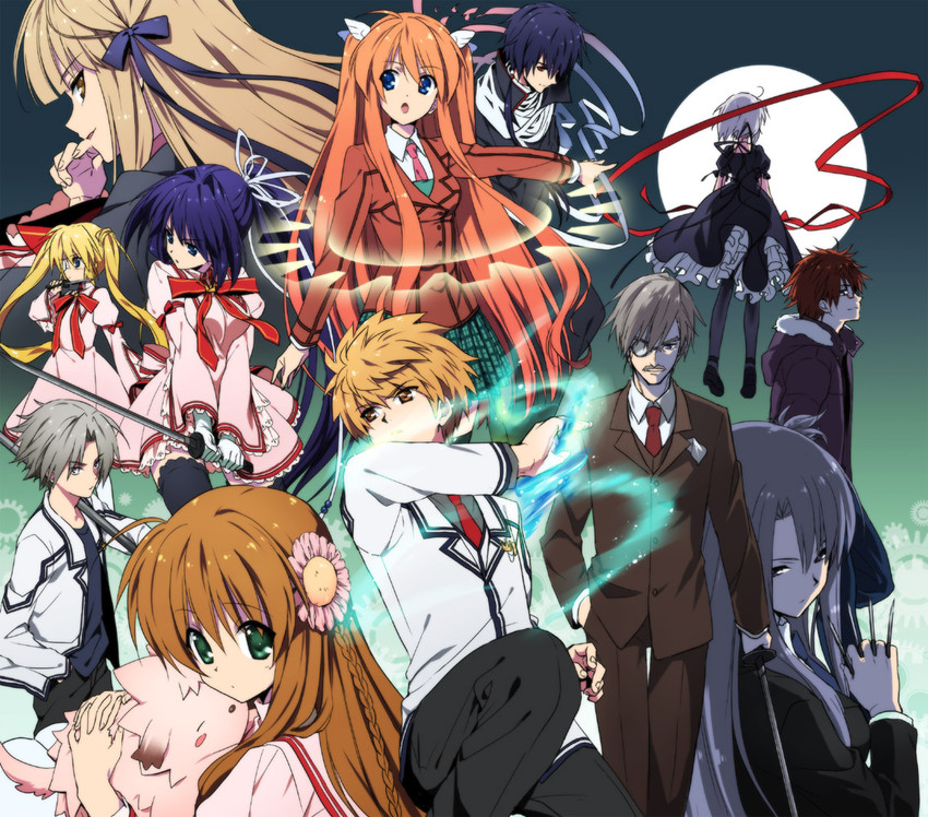 kanbe kotori, nakatsu shizuru, senri akane, tennouji kotarou, konohana lucia, and 8 more (rewrite) drawn by noonoo