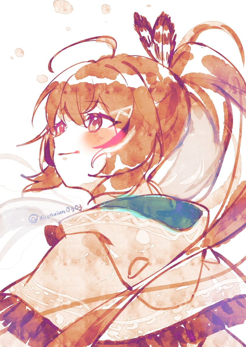 nanashi mumei (hololive and 1 more) drawn by hiro_(clever0303)