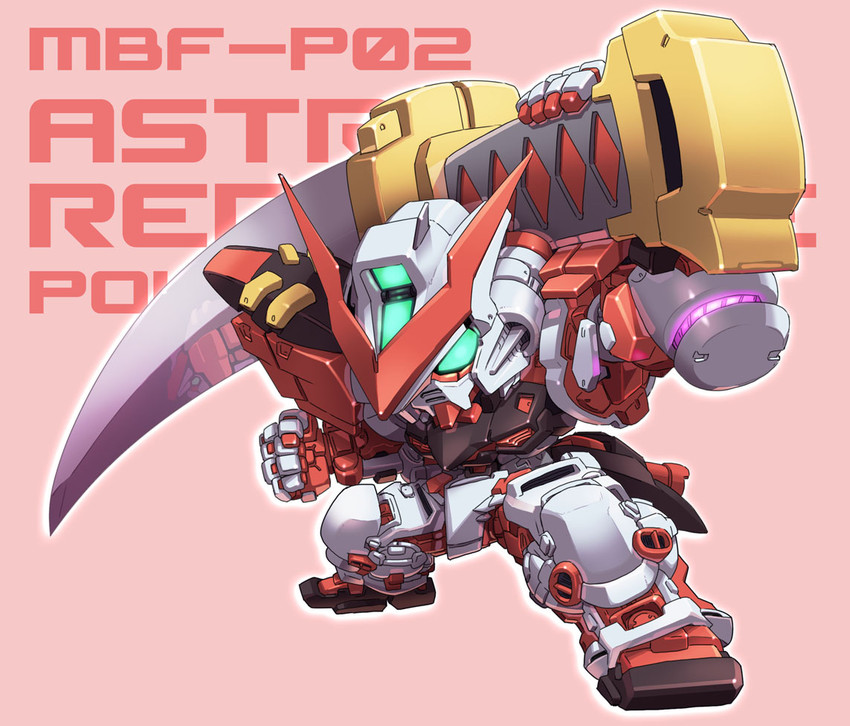 gundam astray red frame (gundam and 3 more) drawn by yabe_makoto