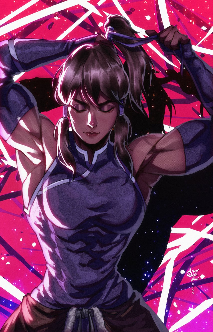 korra (avatar legends and 1 more) drawn by az_ciam