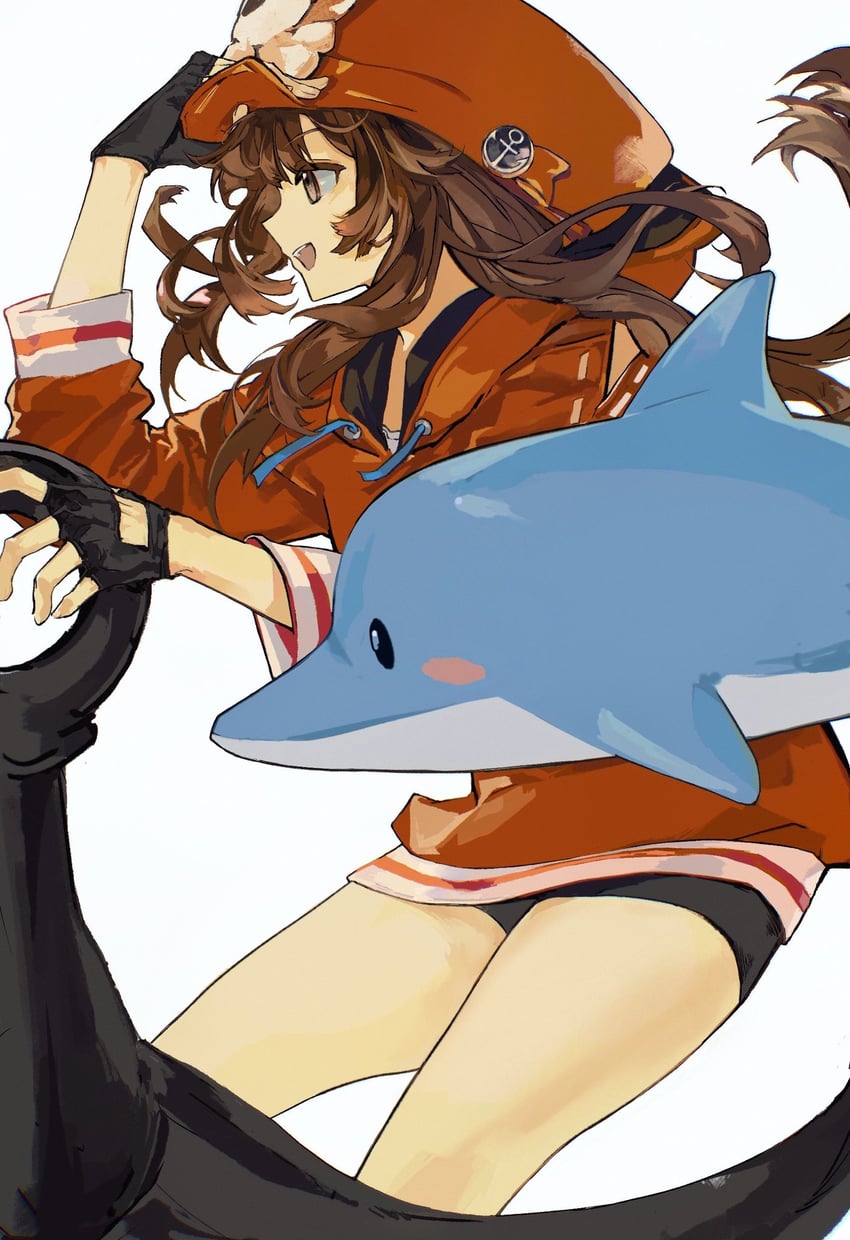 may and mr. dolphin (guilty gear and 1 more) drawn by found_modori