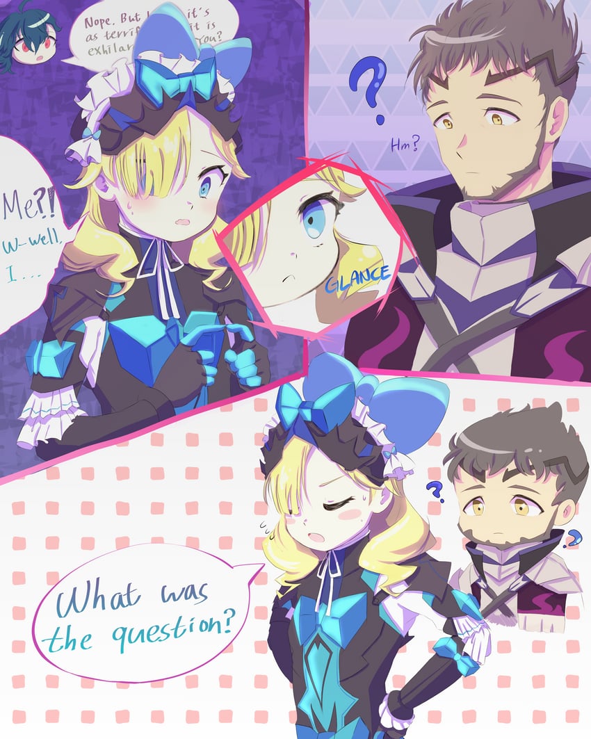 mauvier, madeline, and gregory (fire emblem and 1 more) drawn by soypearl982