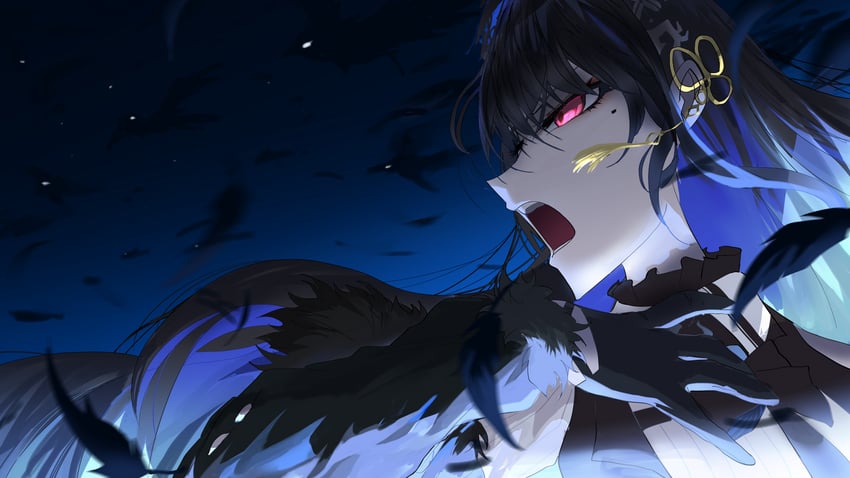 nerissa ravencroft (hololive and 1 more) drawn by s4_(user_ggme4322)