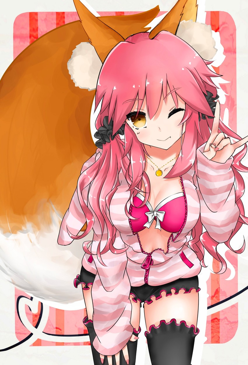 tamamo and tamamo no mae (fate and 1 more) drawn by tapi_(tapiest)