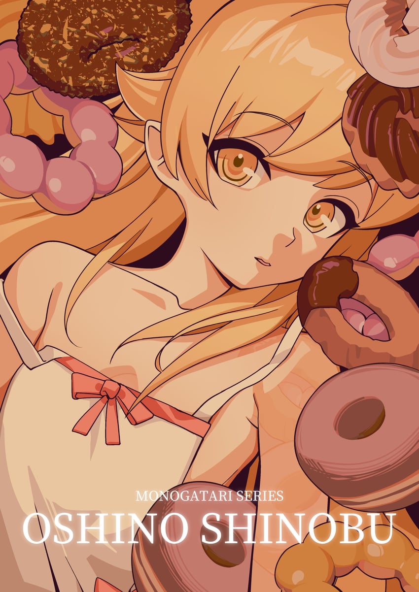 oshino shinobu (monogatari and 1 more) drawn by kurokiri6630
