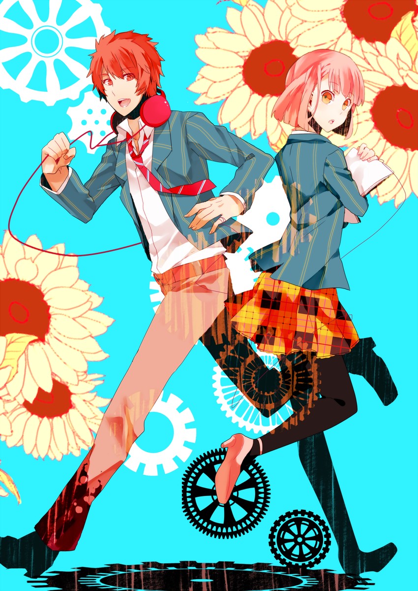 nanami haruka and ittoki otoya (uta no prince-sama) drawn by yayata_(884)