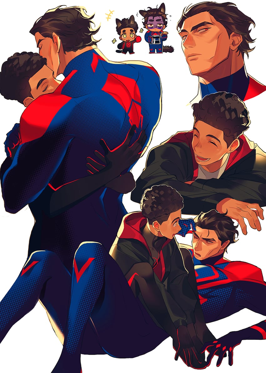 miguel o'hara and miles morales (marvel and 4 more) drawn by oz_174