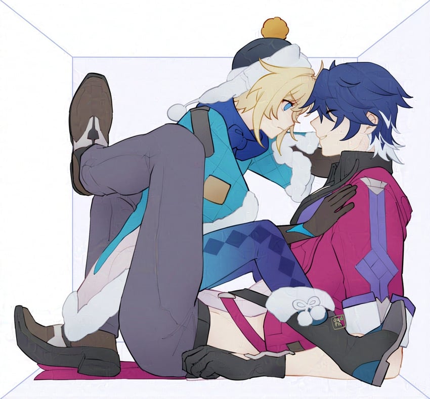 sampo koski and lynx landau (honkai and 1 more) drawn by dqdph