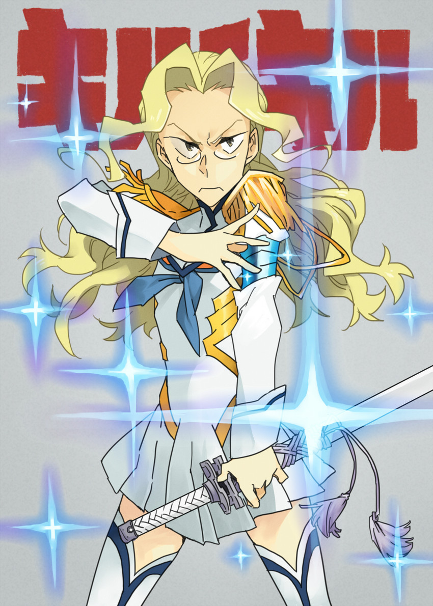 kiryuuin satsuki, junketsu, and iori shirou (kill la kill) drawn by catgirl0926